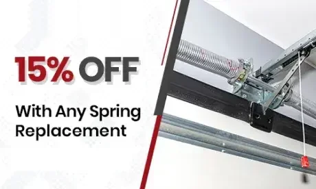 15% OFF With Any Spring Replacement